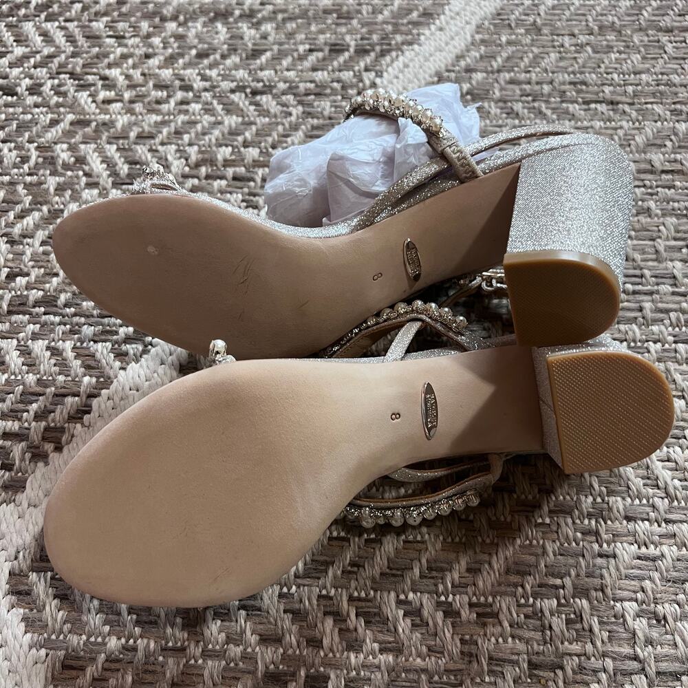 Badgley Mischka Natasha heel sz 8 - Picture 10 of 10
